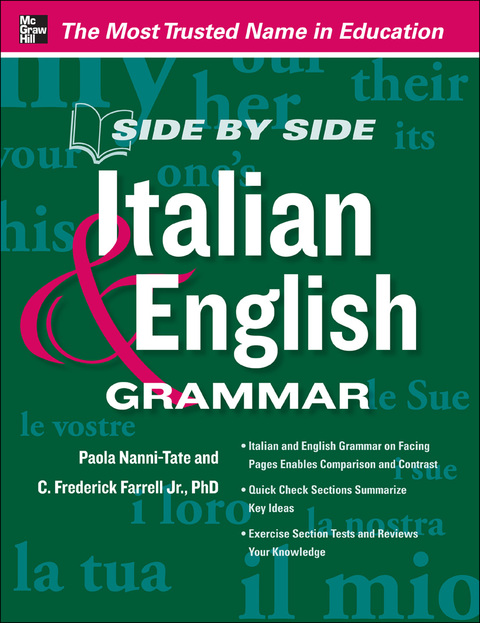 Book Side by Side Italian and English Grammar free