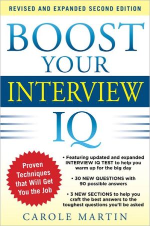 Book Boost Your Interview Iq 2/E free
