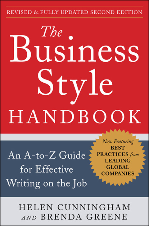 Book The Business Style Handbook, Second Edition: An A-to-Z Guide for Effective Writing on the Job free
