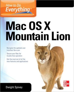 Book How to Do Everything Mac OS X Mountain Lion free