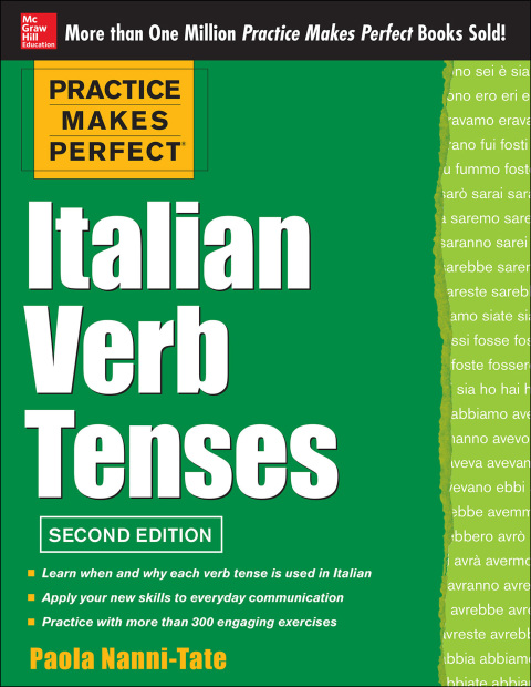Book Practice Makes Perfect Italian Verb Tenses 2/E (EBOOK): With 300 Exercises + Free Flashcard App free