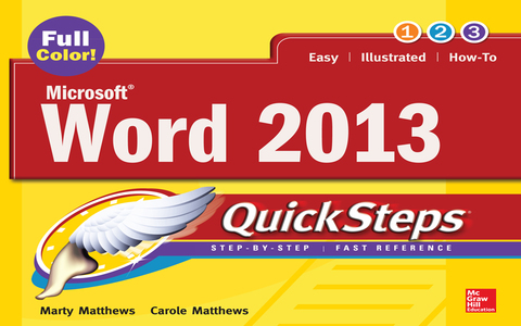 Book Microsoft® Word 2013 QuickSteps free