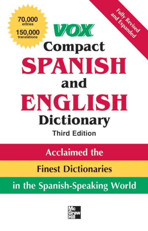 Book Vox Compact Spanish and English Dictionary, Third Edition (Paperback) (VOX Dictionary Series) free