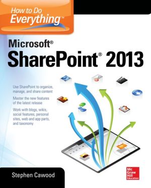 Book How to Do Everything Microsoft SharePoint 2013 free