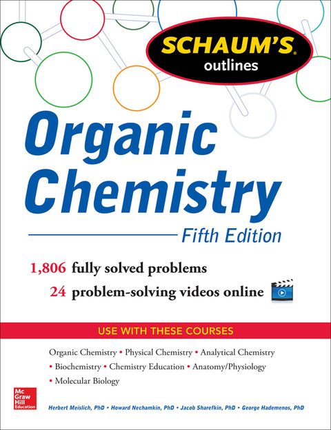 Book Schaums Outline of Organic Chemistry 5/E: 1,806 Solved Problems + 24 Videos (Schaum's Outlines) free