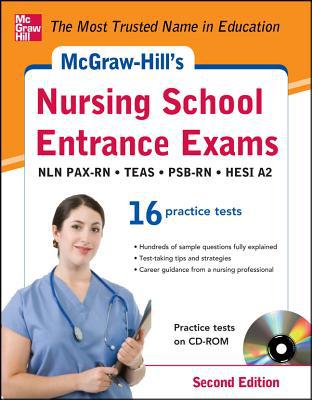 Book McGraw-Hill's Nursing School Entrance Exams with CD-ROM, 2nd Edition: Strategies + 16 Practice Tests free
