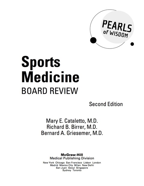 Book Sports Medicine Board Review free
