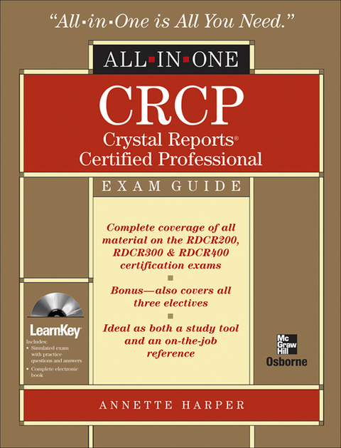 Book CRCP Crystal Reports Certified Professional All-in-One free