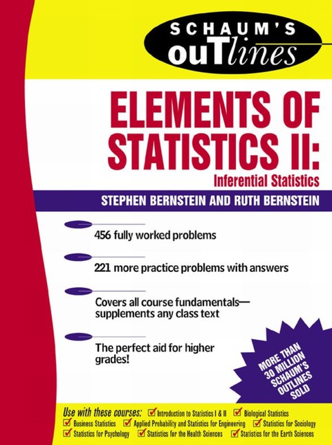 Book Schaum's Outline of Elements of Statistics II: Inferential Statistics (Schaum's Outline Series) free