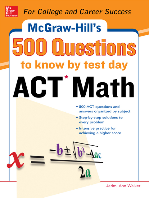 Book 500 ACT Math Questions to Know by Test Day (Mcgraw Hill's 500 Questions to Know by Test Day) free