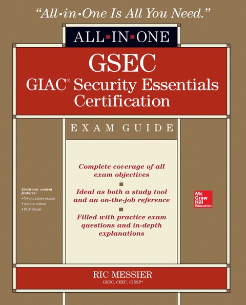 Book GSEC GIAC Security Essentials Certification All-in-One Exam Guide free