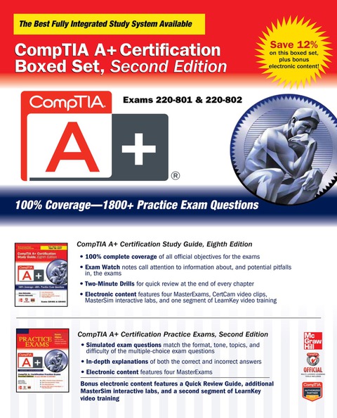 Book CompTIA A+ Certification Boxed Set, Second Edition (Exams 220-801 & 220-802) (Certification Press) free