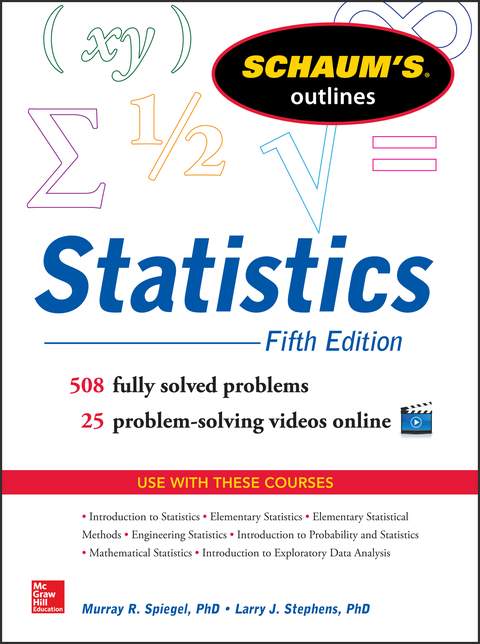 Book Schaum's Outline of Statistics, 5th Edition (Schaum's Outlines) free