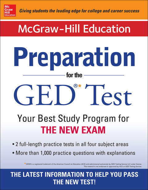 Book McGraw-Hill Education Preparation for the GED® Test free