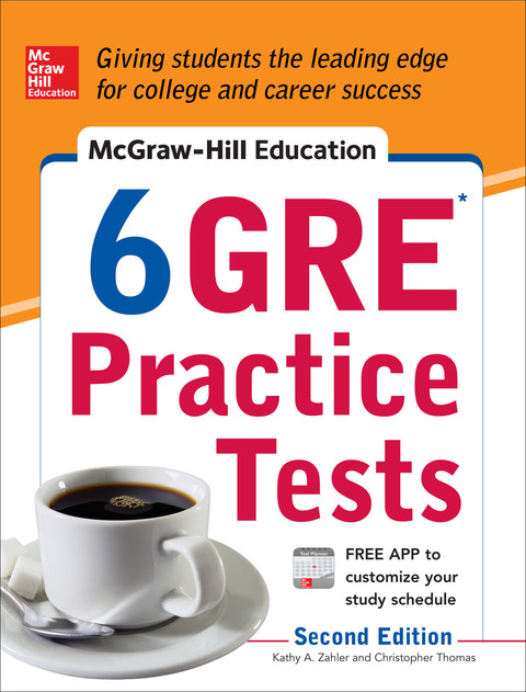 Book McGraw-Hill Education 6 GRE Practice Tests, 2nd Edition free