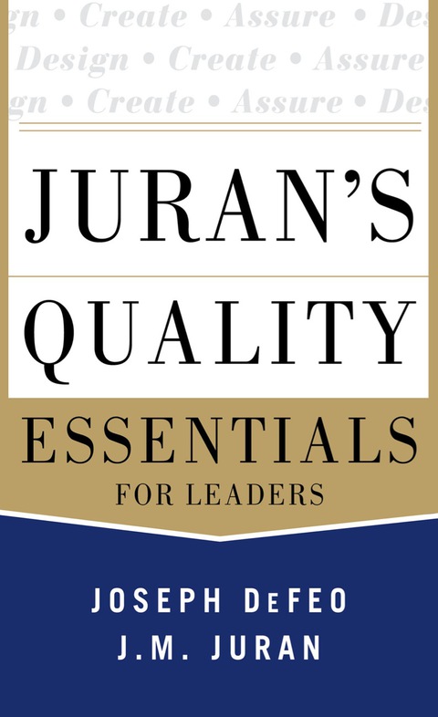 Book Juran's Quality Essentials: For Leaders free