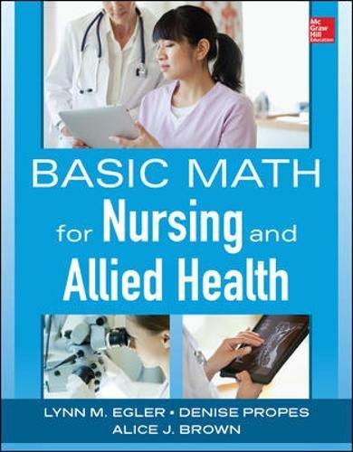 Book Basic Math for Nursing and Allied Health free