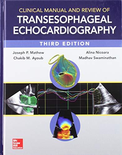 Book Clinical Manual and Review of Transesophageal Echocardiography, 3/e free