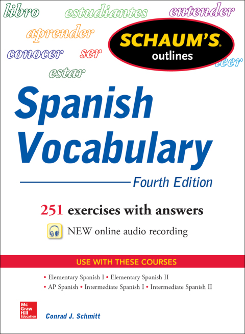 Book Schaum's Outline of Spanish Vocabulary 4E EBOOK (Schaum's Outlines) free
