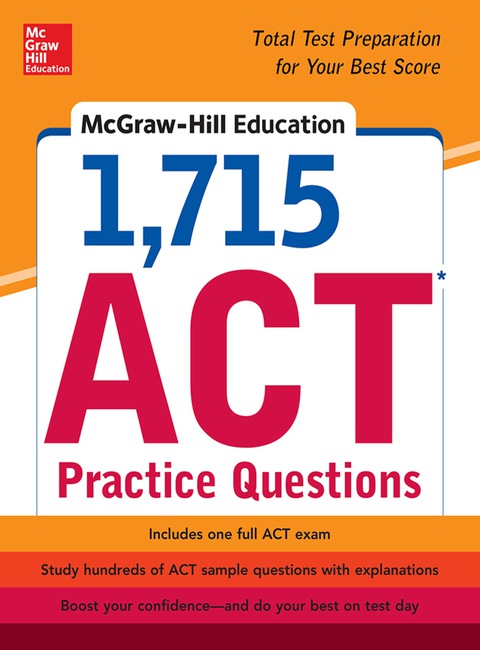 Book McGraw-Hill Education 1,715 ACT Practice Questions free