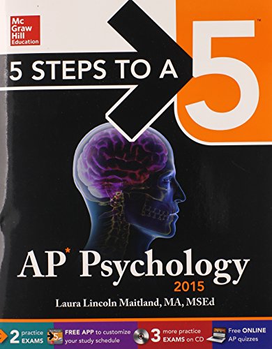 Book 5 Steps to a 5 AP Psychology with CD-ROM, 2015 Edition (5 Steps to a 5 on the Advanced Placement Examinations Series) free