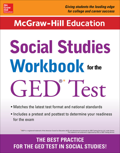 Book McGraw-Hill Education Social Studies Workbook for the GED Test free