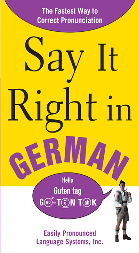 Book Say It Right In German free