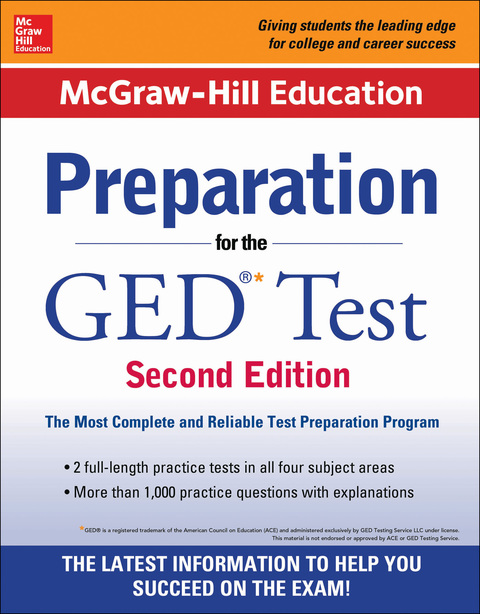 Book McGraw-Hill Education Preparation for the GED Test 2nd Edition (Mcgraw Hill Education Preparation for the Ged Test) free