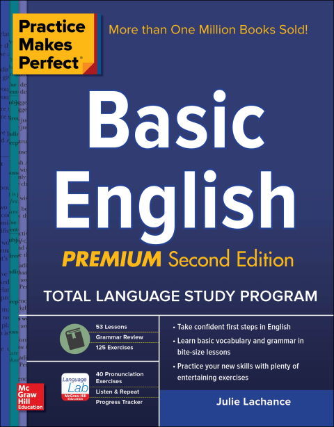 Book Practice Makes Perfect Basic English, Second Edition: (Beginner) 250 Exercises + 40 Audio Pronunciation Exercises via App (Practice Makes Perfect Series) free