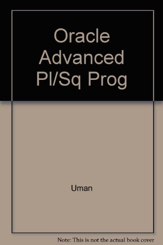 Book Oracle8i advanced PL/SQL programming free