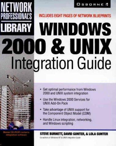 Book Windows 2000 & UNIX Integration Guide (Book/CD-ROM package) free