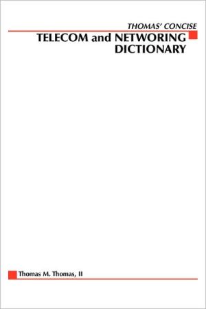 Book Thomas' Telecom & Networking Dictionary (CLS.EDUCATION) free