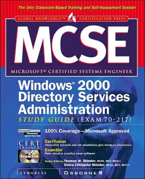 Book MCSE Windows 2000 Directory Services Administration Study Guide (Exam 70-217) free