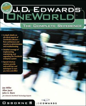 Book J.d. Edwards Oneworld: The Complete Reference free