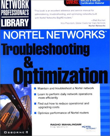 Book Nortel Networks Troubleshooting & Optimization free