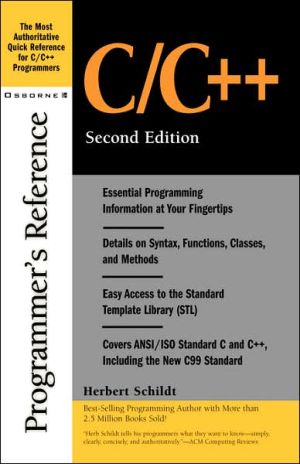 Book C/C++ Programmer's Reference free
