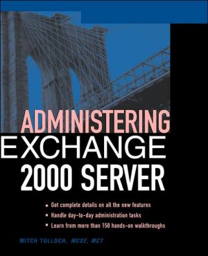 Book Administering Exchange 2000 Server free