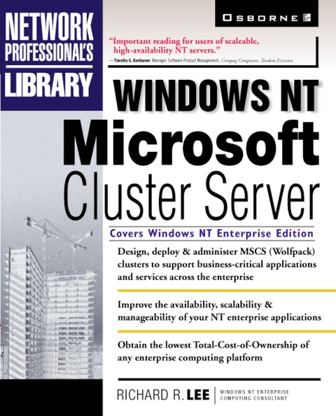 Book Windows NT Microsoft Cluster Server (Windows Nt Professional Library) free