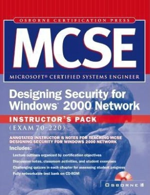 Book Mcse Designing Security For Windows 2000, Instructors Pack free