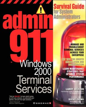 Book Admin911: Windows 2000 Terminal Services free