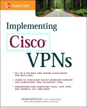 Book Implementing Cisco Vpns free