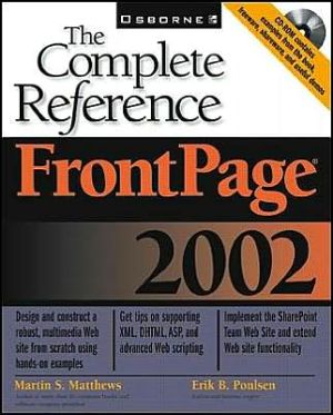 Book FrontPage 2002: The Complete Reference free