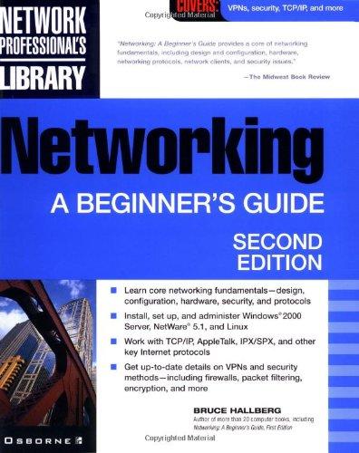 Book Networking: A Beginner's Guide (Network Professional's Library) free