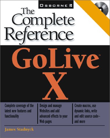 Book GoLive X: The Complete Reference free
