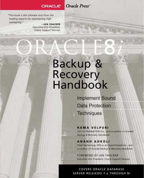 Book Oracle8i Backup & Recovery (Oracle Press) free