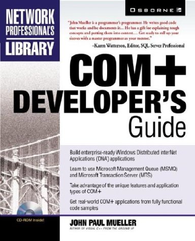 Book COM+ Developer’s Guide (Database Professional Library) free
