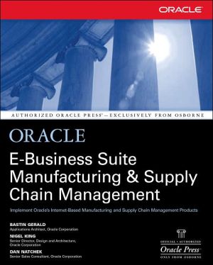 Book Oracle E-Business Suite Manufacturing & Supply Chain Management free