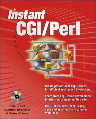 Book Instant CGI/Perl free