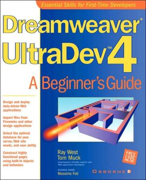 Book Dreamweaver UltraDev 4: A Beginner's Guide free