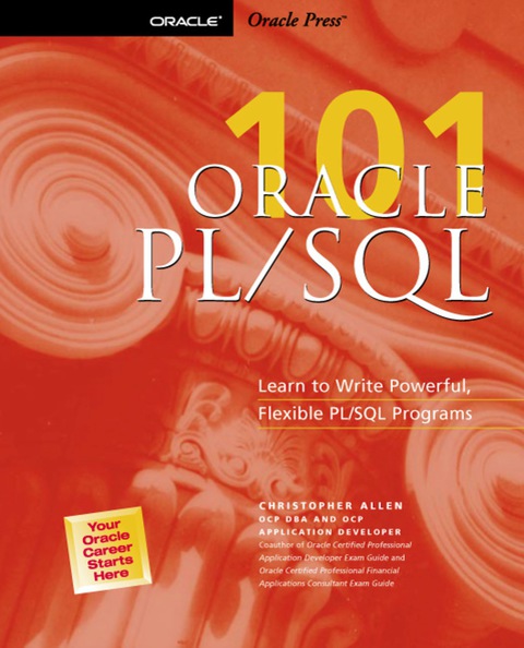 Book ORACLE PL/SQL 101 free